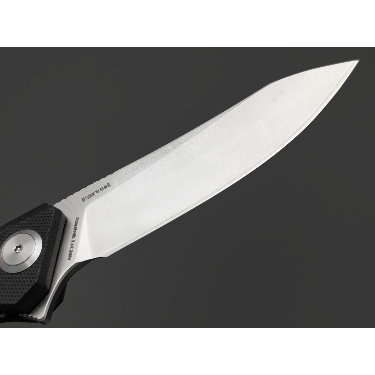 Harnds складной нож Harvest CK9179BK-S сталь 14C28N satin, рукоять G10 black