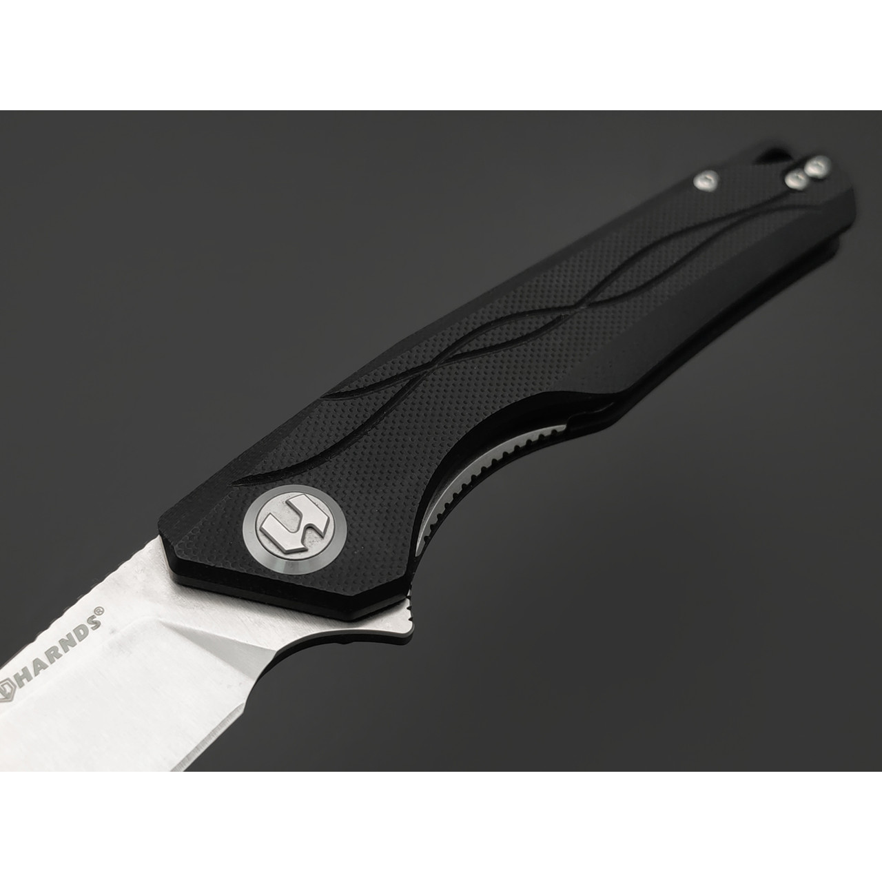Harnds складной нож Harvest CK9179BK-S сталь 14C28N satin, рукоять G10 black