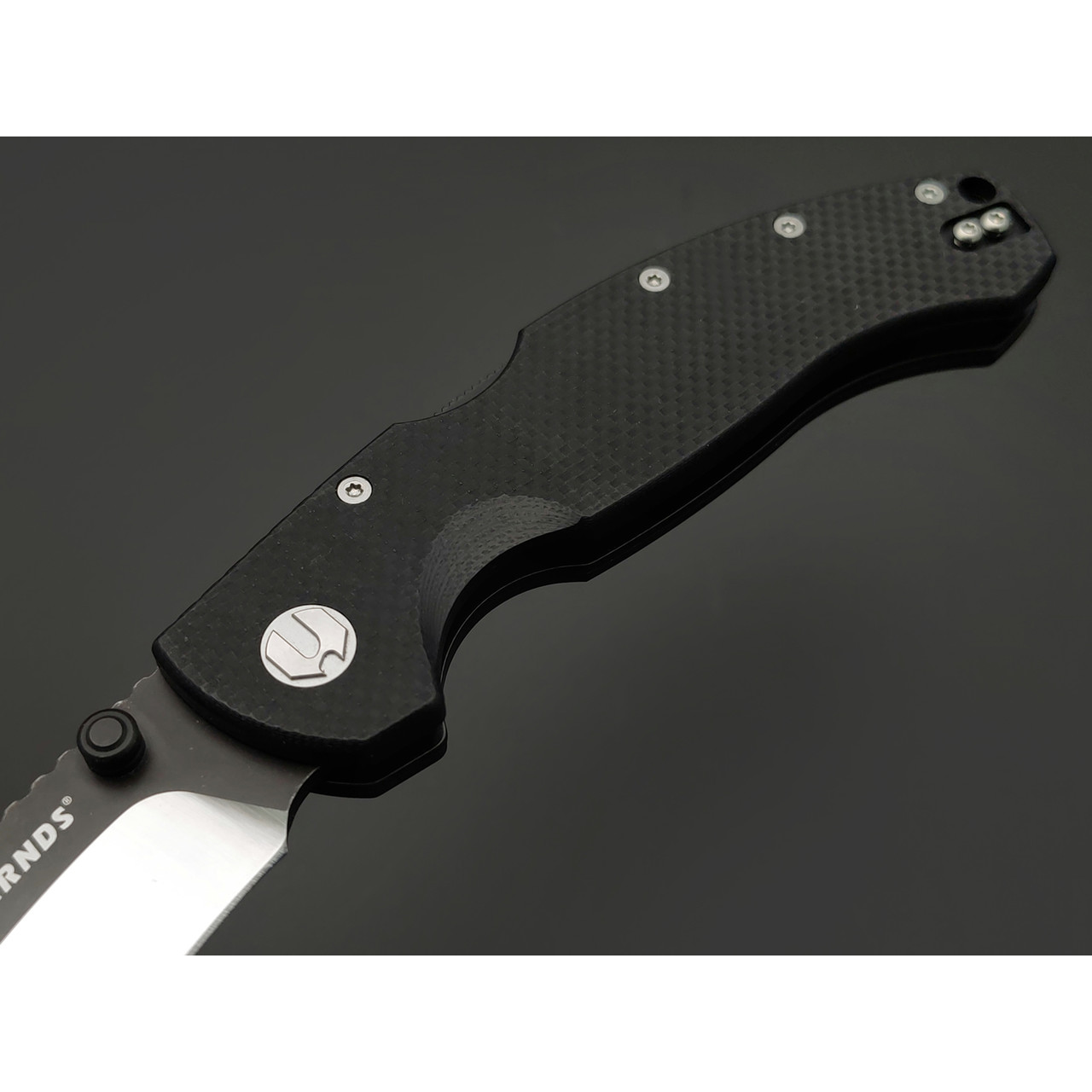 Harnds складной нож Timberwolf CK2701BK-BTS сталь D2 satin & black Ti, рукоять G10 black