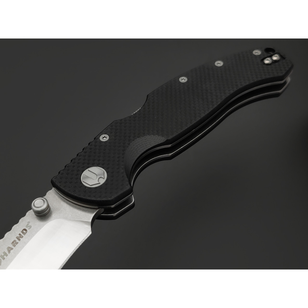 Harnds складной нож Timberwolf CK2701BK-SWS сталь D2 satin & sw, рукоять G10 black