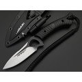 Tonife нож Explorer Black HKT4021BK-BTS сталь 8Cr14MoV black titanium, рукоять GRN