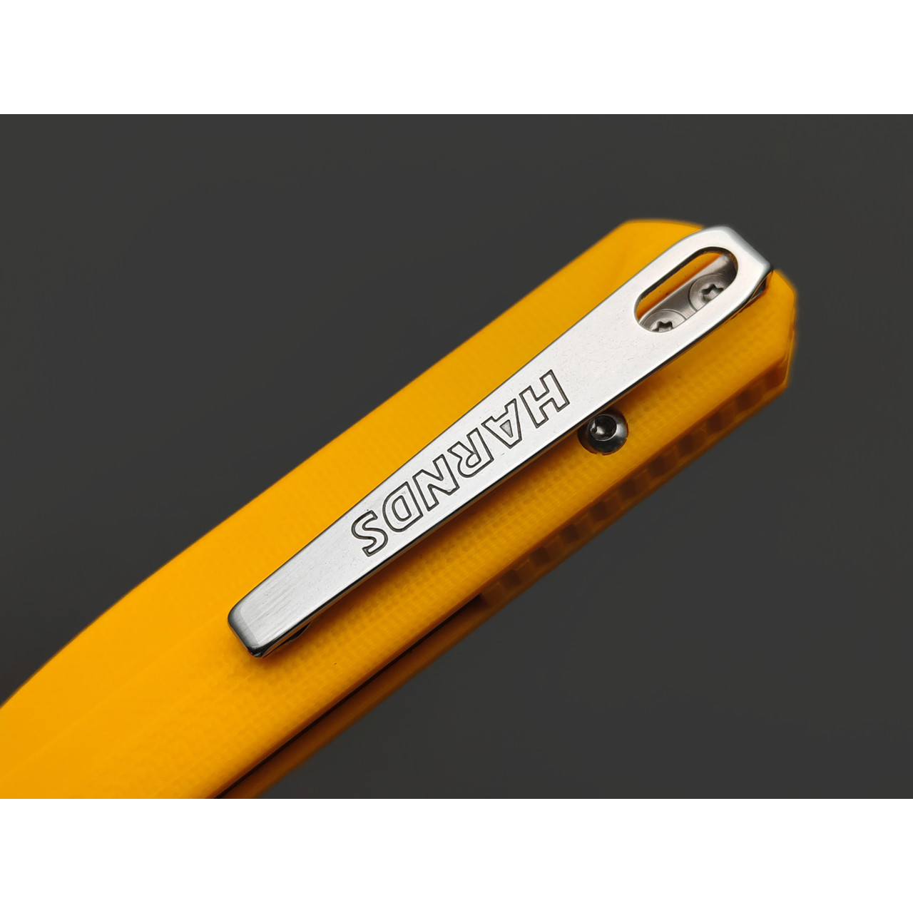 Harnds складной нож Wind CK9200YE-S сталь 14C28N satin, рукоять G10 yellow