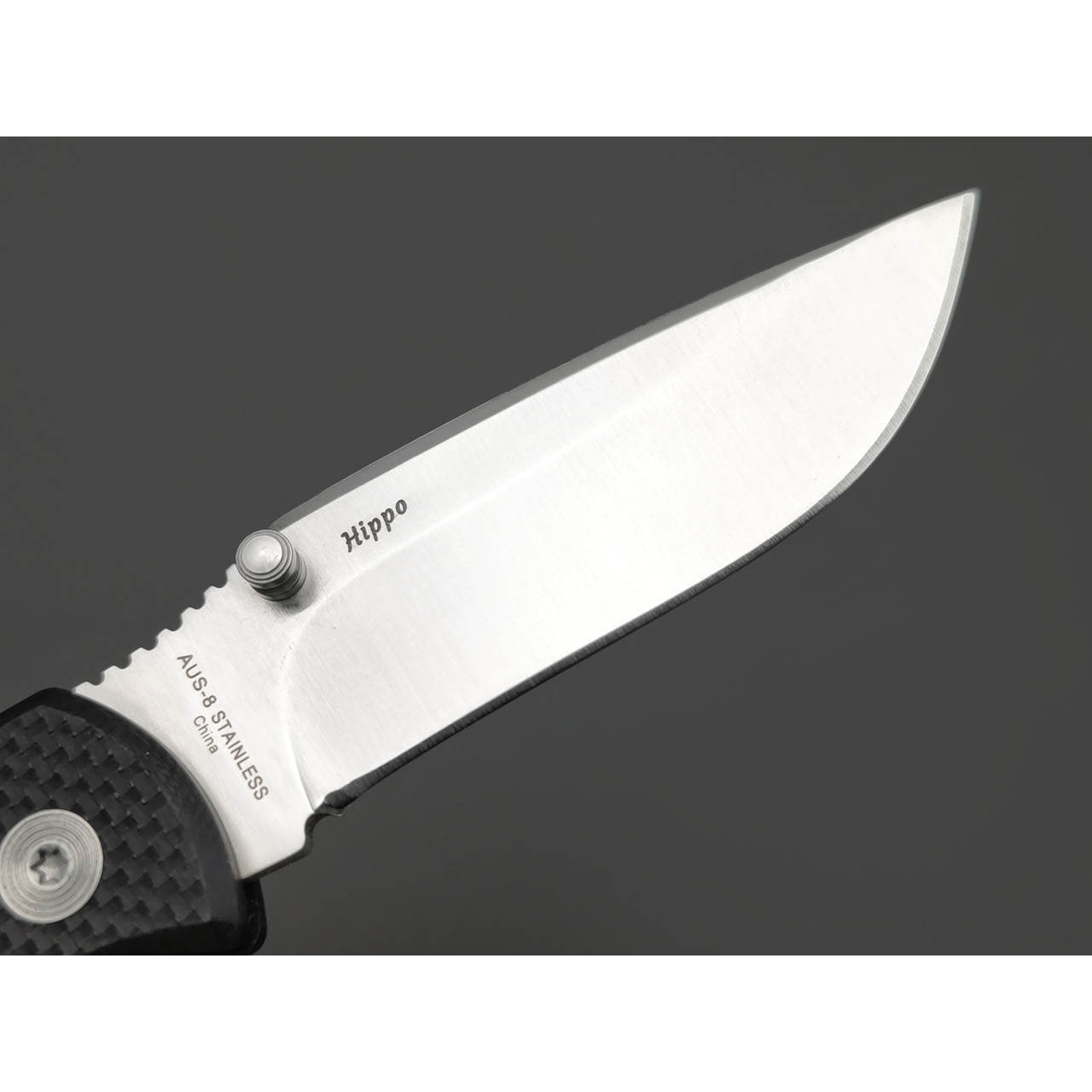 Tonife складной нож Hippo CKT2103BK-S сталь Aus-8 satin, рукоять G10 black
