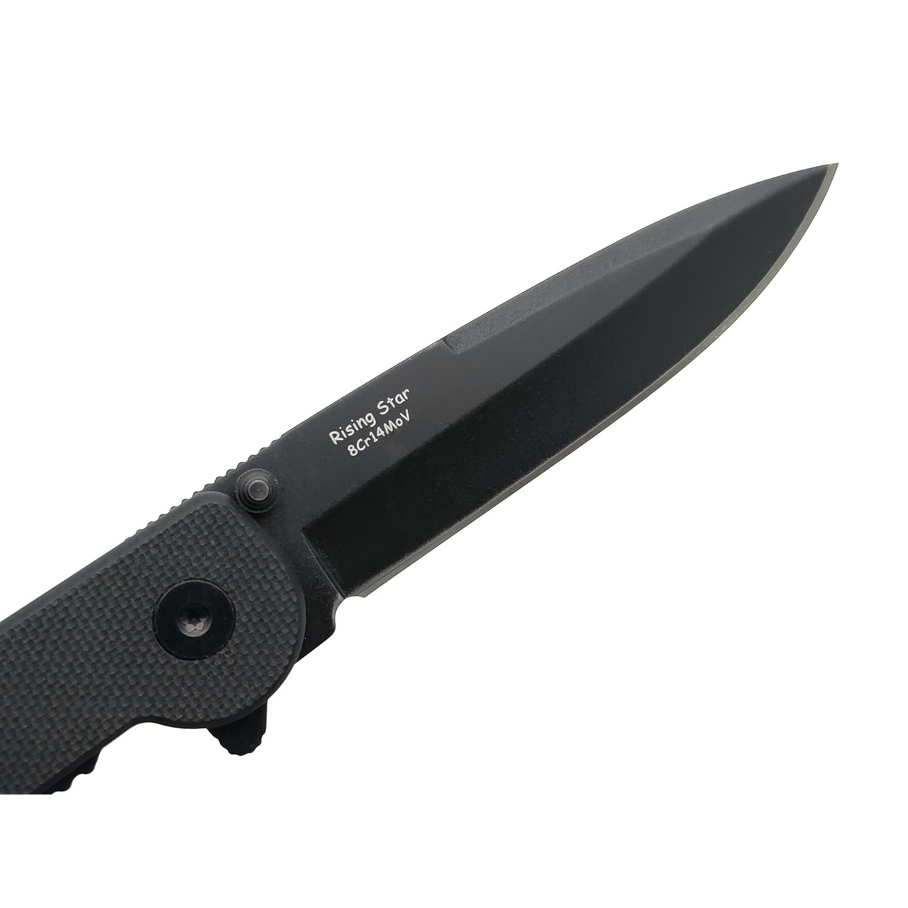 Tonife складной нож Rising Star CKT9202BK-BT сталь 8Cr14MoV black titanium, рукоять G10 black