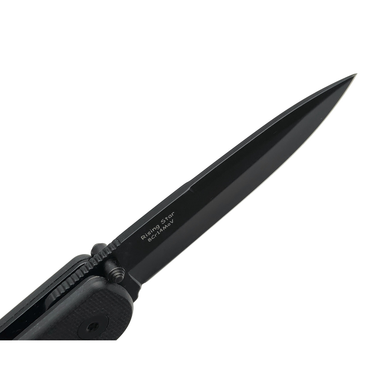 Tonife складной нож Rising Star CKT9202BK-BT сталь 8Cr14MoV black titanium, рукоять G10 black