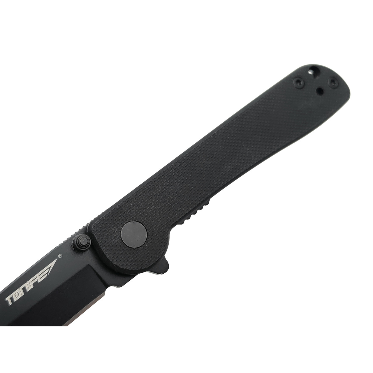 Tonife складной нож Rising Star CKT9202BK-BT сталь 8Cr14MoV black titanium, рукоять G10 black