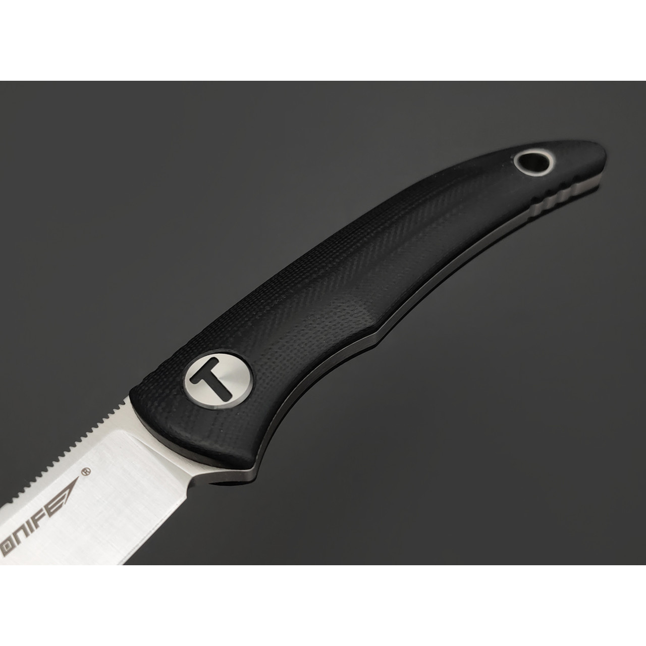 Tonife нож Nova HKT2019BK-S сталь 8Cr14MoV satin, рукоять G10 black