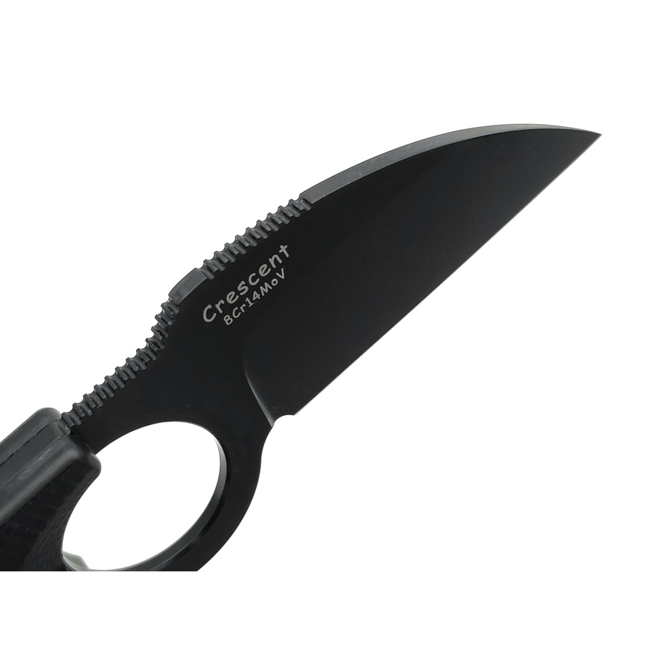 Tonife нож Crescent Black HKT2022BK-S сталь 8Cr14MoV black titanium, рукоять G10