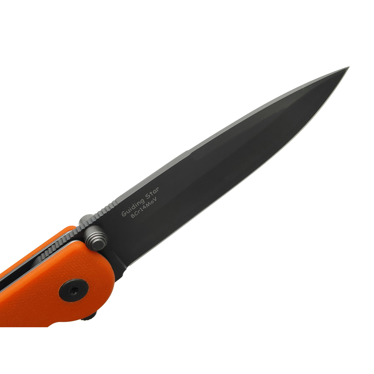 Tonife складной нож Guiding Star CKT9182OG-GT сталь 8Cr14MoV gray titanium, рукоять G10 orange