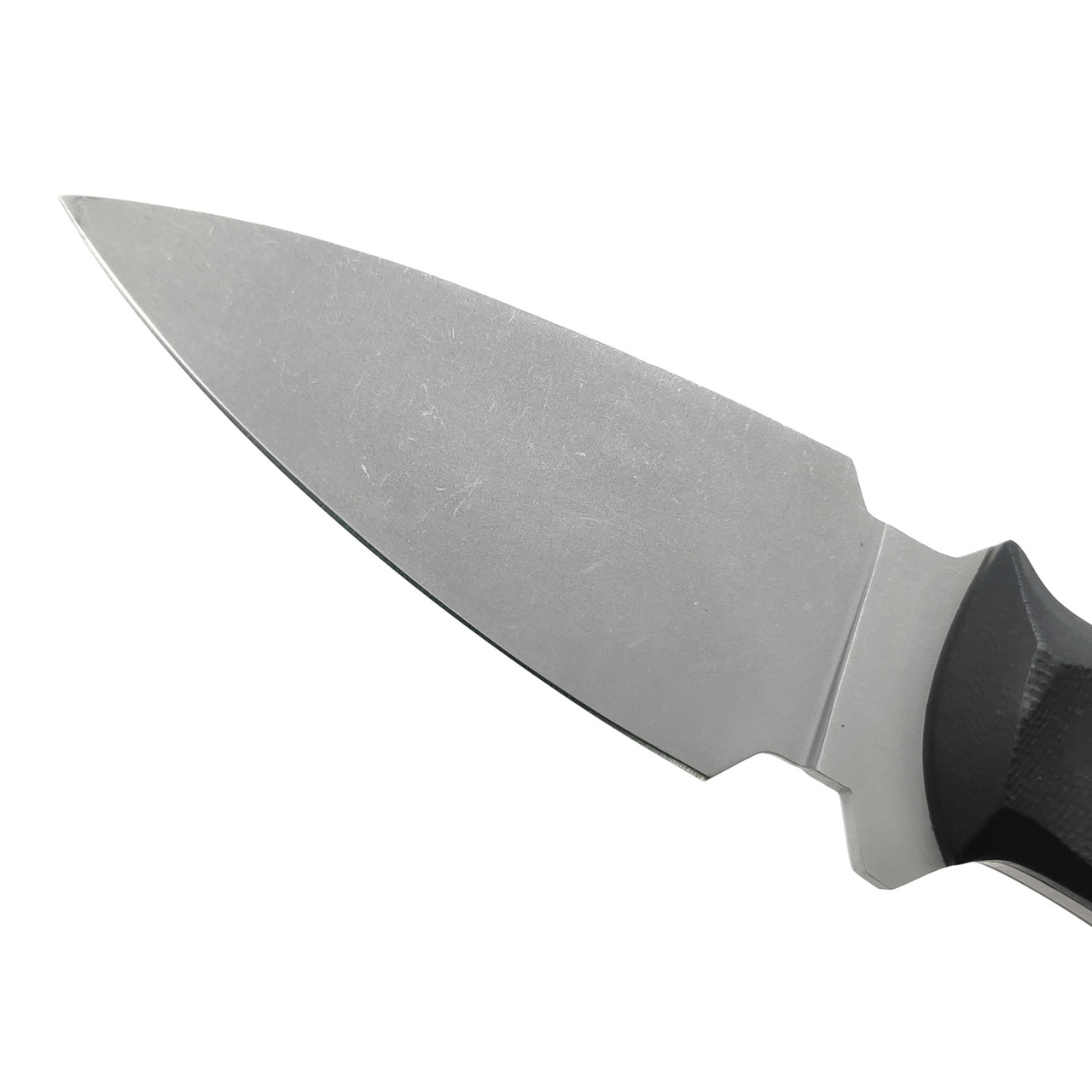 Волчий Век нож Стрелка сталь 95Х18 WA стоунвош, рукоять G10 black, пины карбон