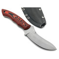 Волчий Век нож Шкуродёр Custom сталь N690 WA стоунвош, рукоять G10 black & red, пины карбон Волчий Век нож Шкуродёр Custom сталь N690 WA стоунвош, рукоять G10 black & red, пины карбон