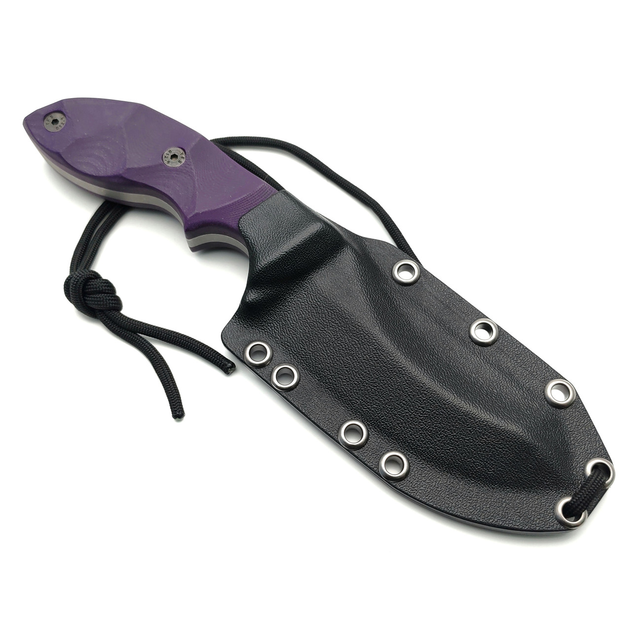 Волчий Век нож Кондрат 10 сталь 95Х18 WA стоунвош, рукоять G10 purple