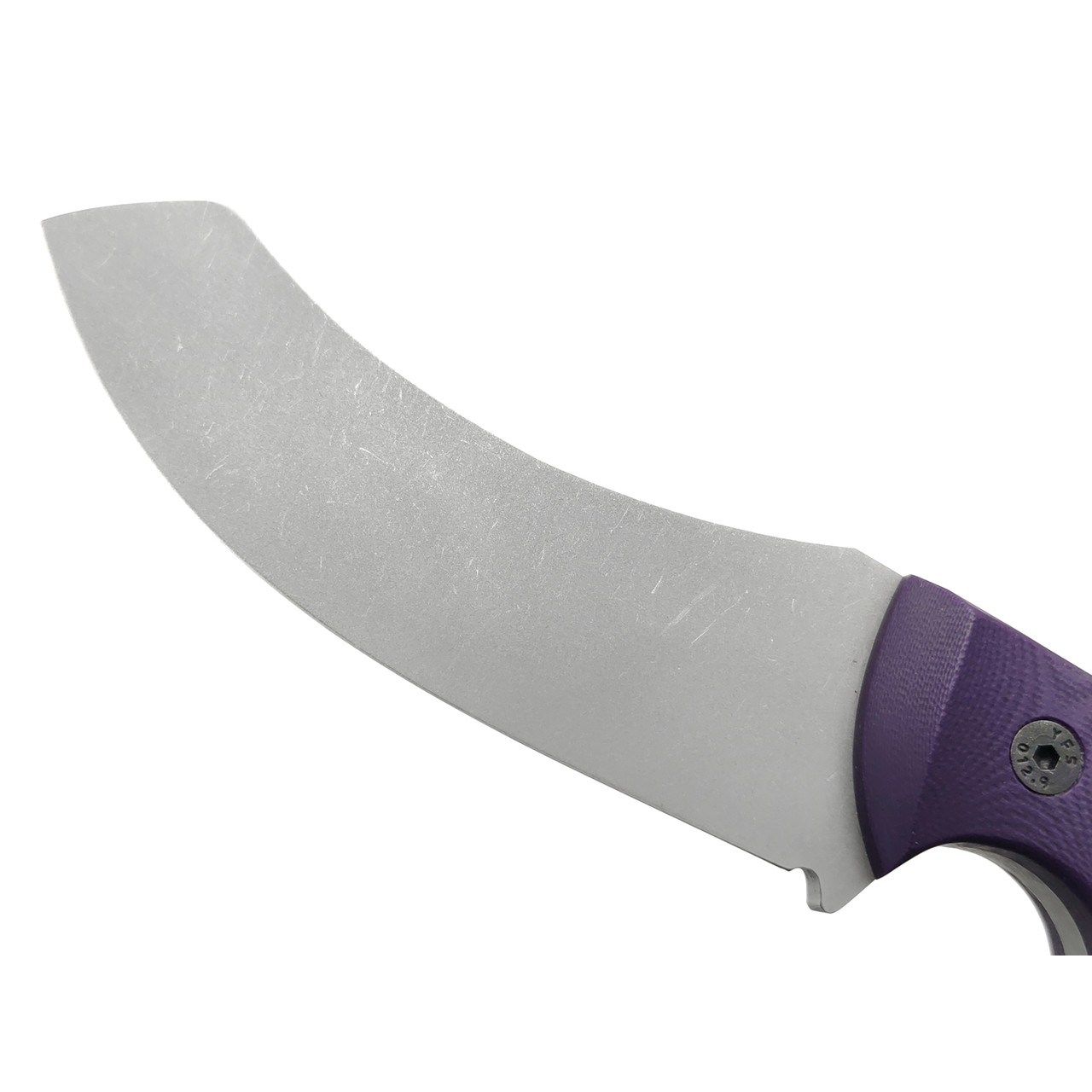 Волчий Век нож Кондрат 10 сталь 95Х18 WA стоунвош, рукоять G10 purple