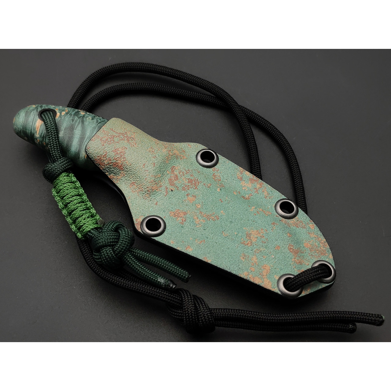 Волчий Век нож Мини Кашалот Custom сталь PGK WA худ. травление, рукоять стаб. Карельская берёза, G10