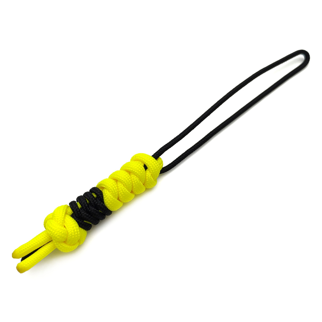 Темляк ОрЛина - Black & Neon Yellow (275 minicord & 550 paracord)