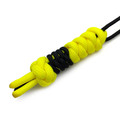 Темляк ОрЛина - Black & Neon Yellow (275 minicord & 550 paracord)
