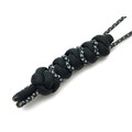 Темляк ОрЛина - Black 550 & Reflective Black Diamond 275 чередующийся
