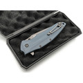 Kizlyar Supreme складной нож Zorg сталь D2 gray titanium, рукоять G10 Gray