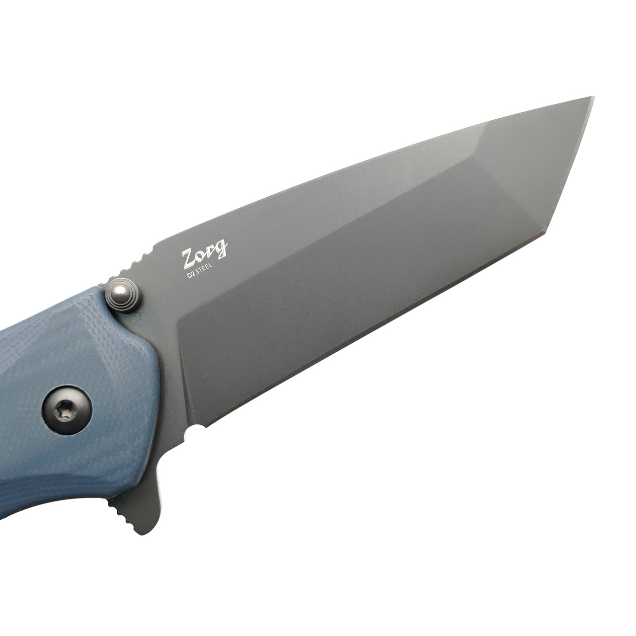Kizlyar Supreme складной нож Zorg сталь D2 gray titanium, рукоять G10 Gray