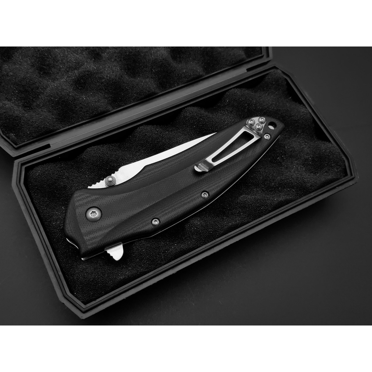 Kizlyar Supreme складной нож Zedd сталь D2 satin, рукоять G10 black