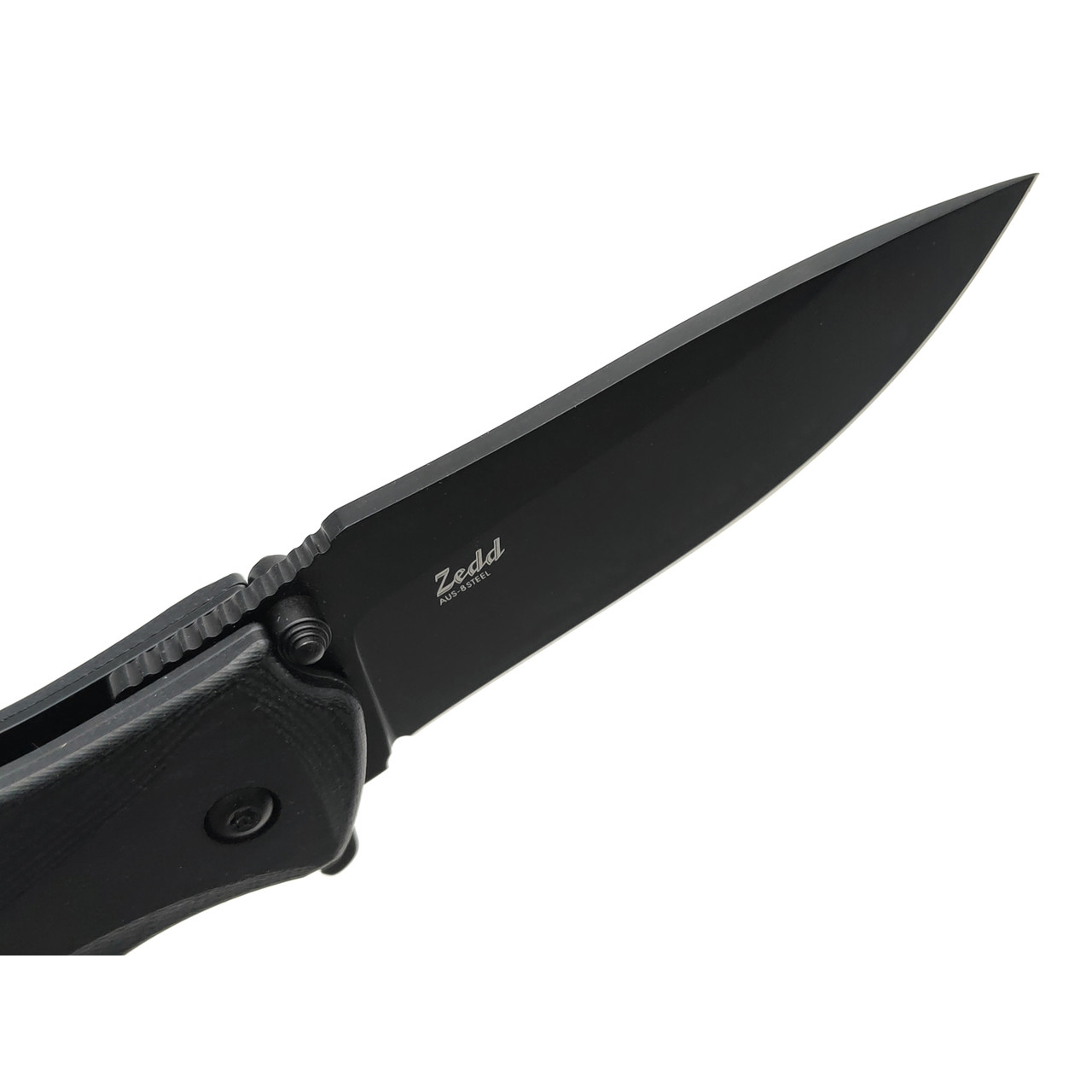 Kizlyar Supreme складной нож Zedd сталь Aus-8 black titanium, рукоять G10 black