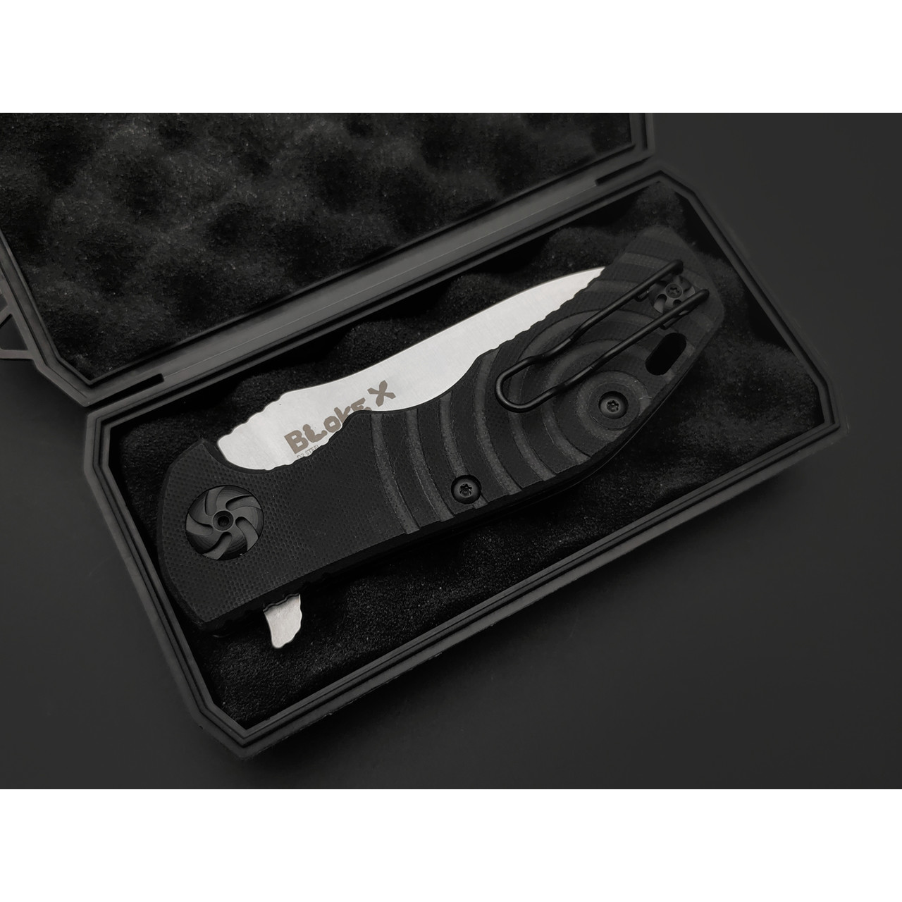 Kizlyar Supreme складной нож Bloke X сталь D2 стоунвош, рукоять G10 black