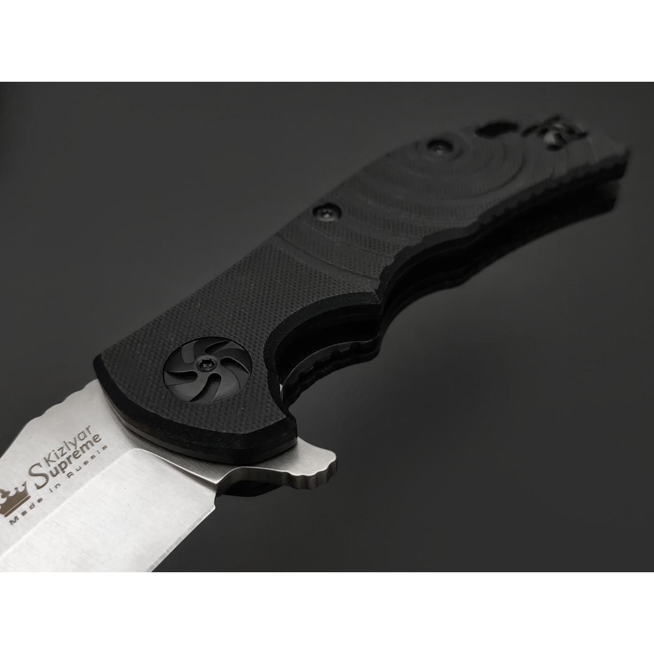 Kizlyar Supreme складной нож Bloke X сталь D2 стоунвош, рукоять G10 black