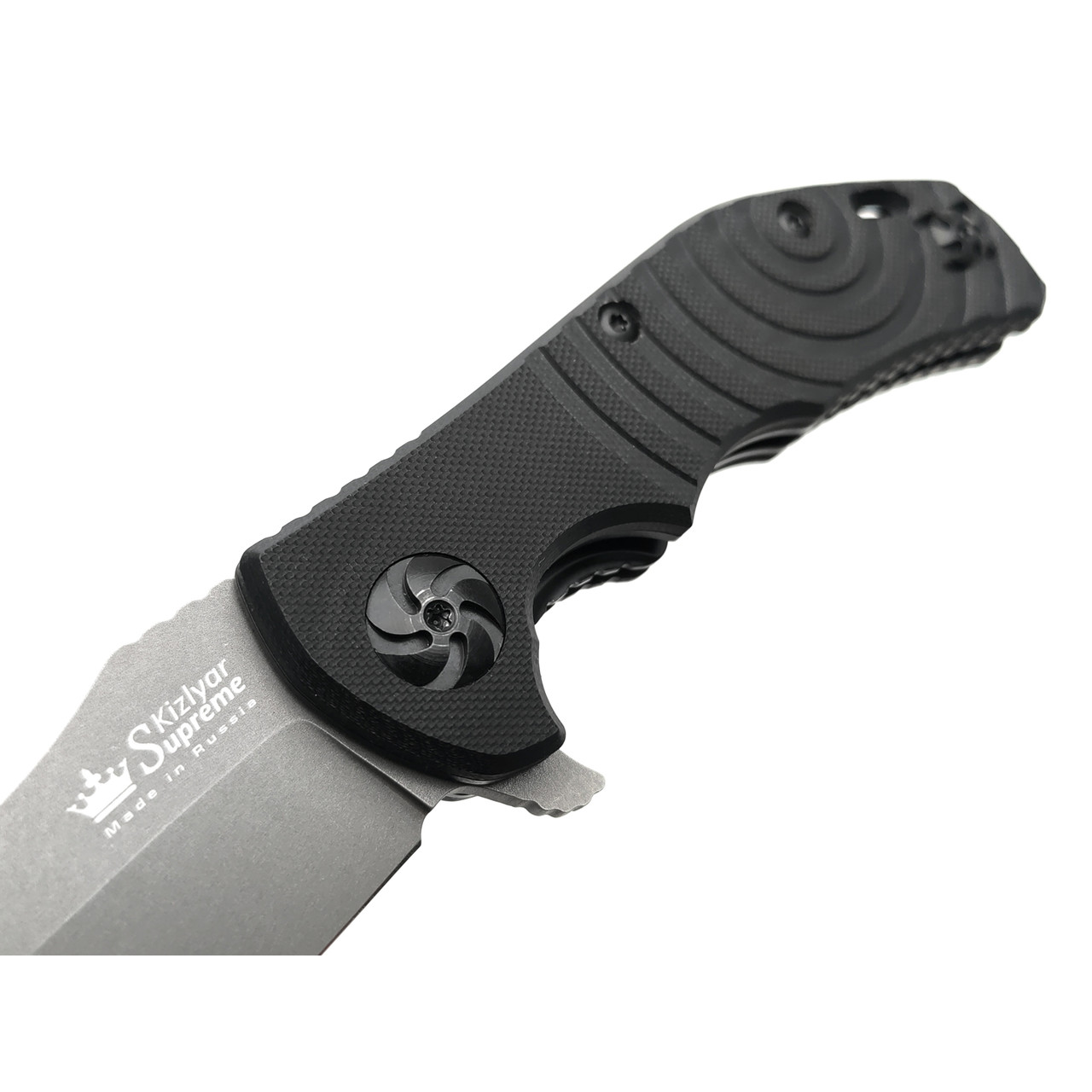 Kizlyar Supreme складной нож Bloke X сталь Sleipner TacWash, рукоять G10 black