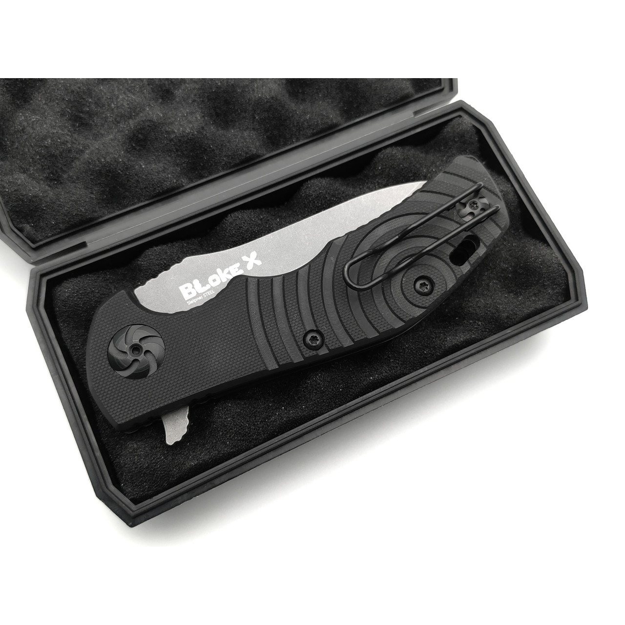 Kizlyar Supreme складной нож Bloke X сталь Sleipner TacWash, рукоять G10 black