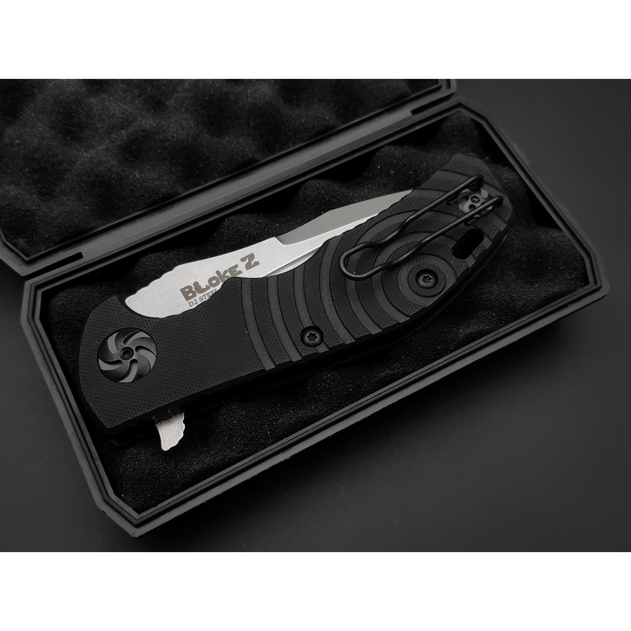 Kizlyar Supreme складной нож Bloke Z сталь D2 стоунвош, рукоять G10 black