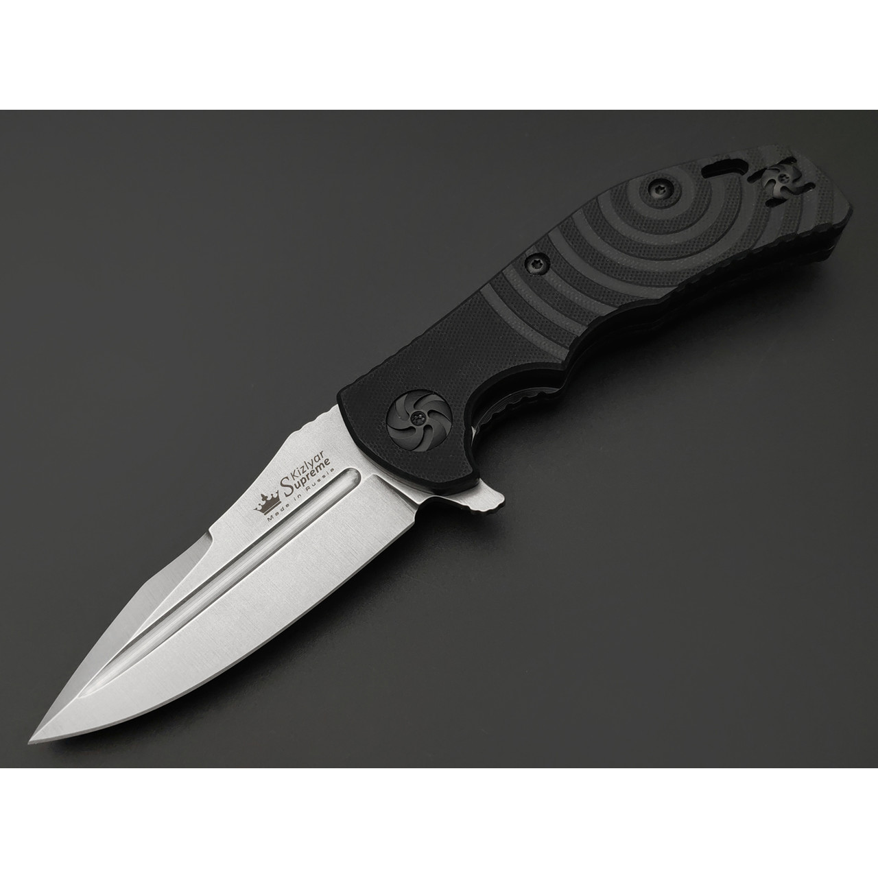 Kizlyar Supreme складной нож Bloke Z сталь D2 стоунвош, рукоять G10 black