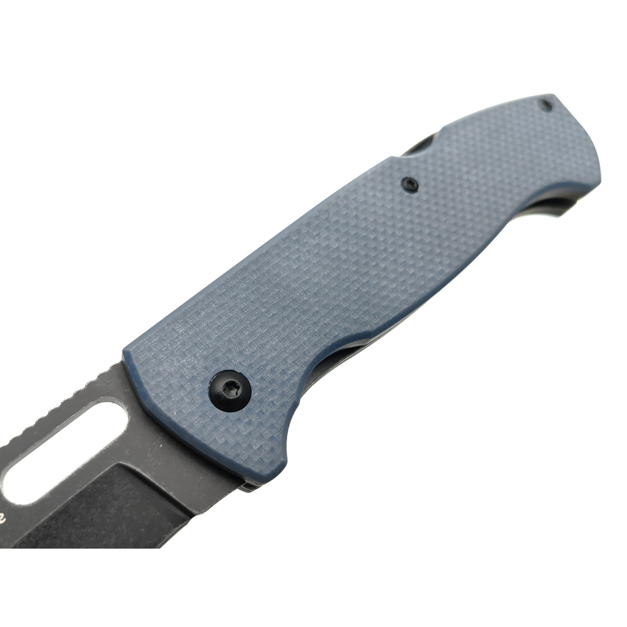 Kizlyar Supreme складной нож Ute сталь 440C блэквош, рукоять G10 grey