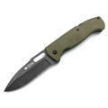 Kizlyar Supreme складной нож Ute сталь 440C блэквош, рукоять G10 green