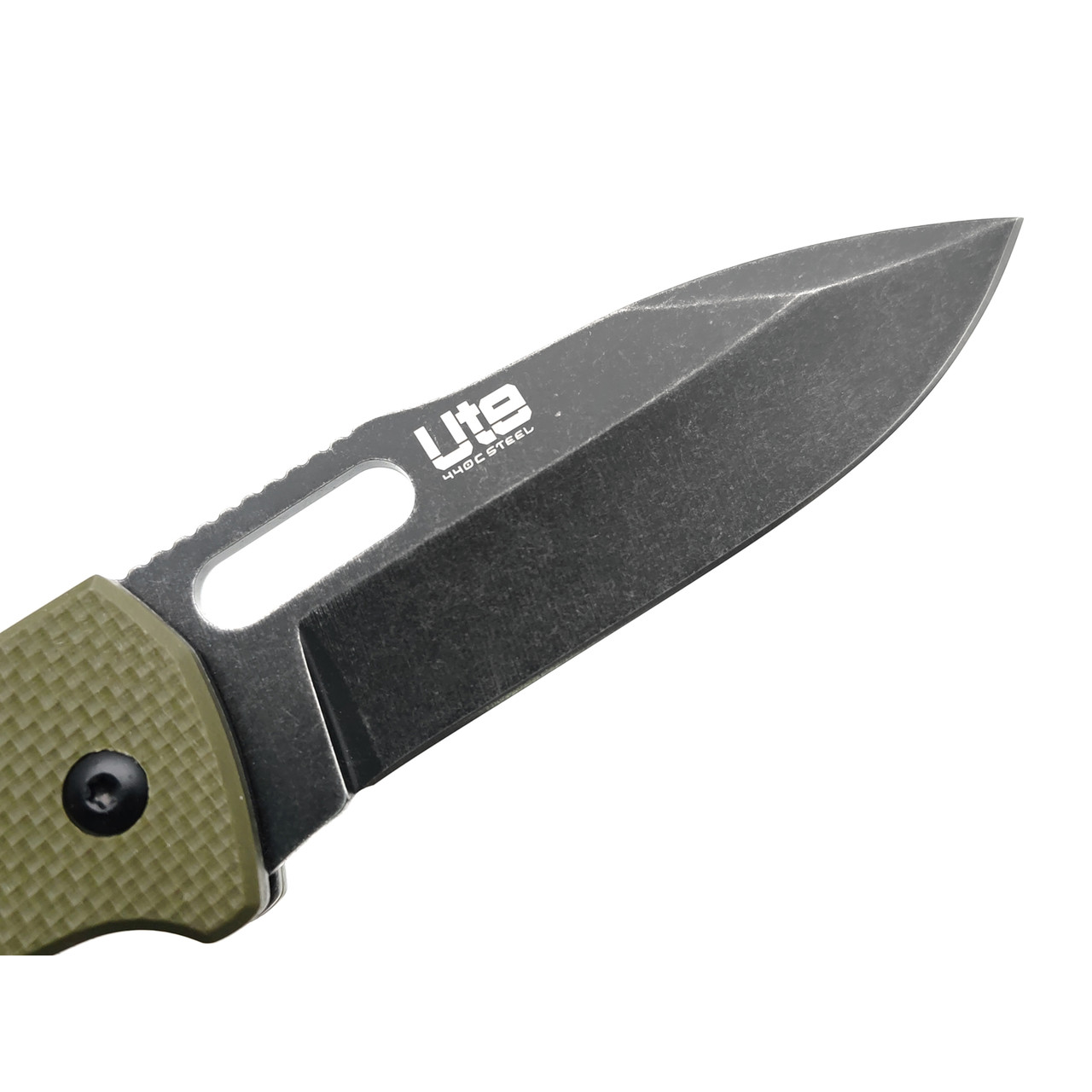 Kizlyar Supreme складной нож Ute сталь 440C блэквош, рукоять G10 green