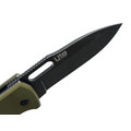 Kizlyar Supreme складной нож Ute сталь 440C блэквош, рукоять G10 green