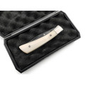 Kizlyar Supreme складной нож Gent сталь D2 black titanium, рукоять Кость