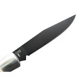 Kizlyar Supreme складной нож Gent сталь D2 black titanium, рукоять Кость