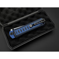 Kizlyar Supreme складной нож Whisper сталь Aus-10Co стоунвош, рукоять G10 black & blue