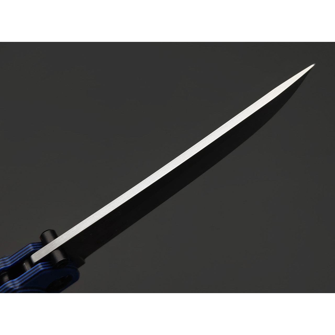 Kizlyar Supreme складной нож Whisper сталь Aus-10Co стоунвош, рукоять G10 black & blue