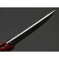 Kizlyar Supreme складной нож Whisper сталь D2 стоунвош, рукоять G10 black & red