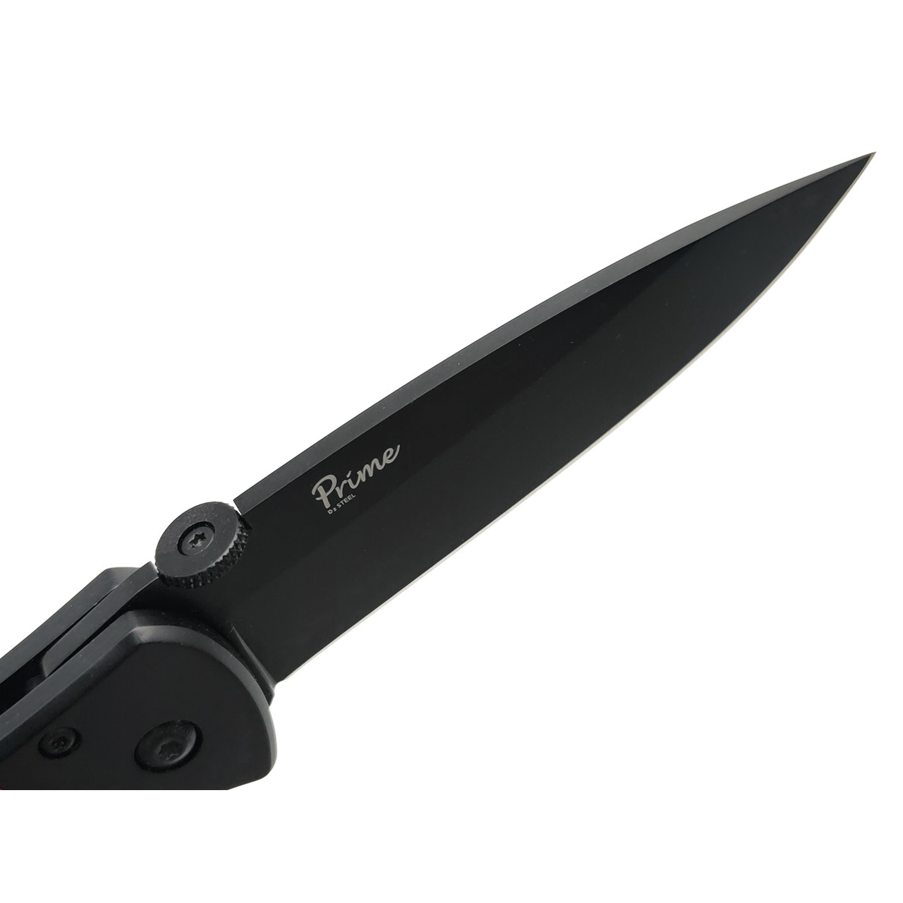 Kizlyar Supreme складной нож Prime сталь D2 black titanium, рукоять G10 black & red