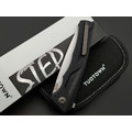 TuoTown и Eagle Knives складной нож Step сталь T10S бид-бласт, рукоять G10-Карбон