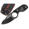 Kizlyar Supreme шейный нож Amigo X сталь D2 black titanium, рукоять G10 black, ножны G10 Kizlyar Supreme шейный нож Amigo X сталь D2 black titanium, рукоять G10 black, ножны G10