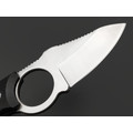 Kizlyar Supreme шейный нож Amigo X сталь D2 satin, рукоять G10 black, ножны G10