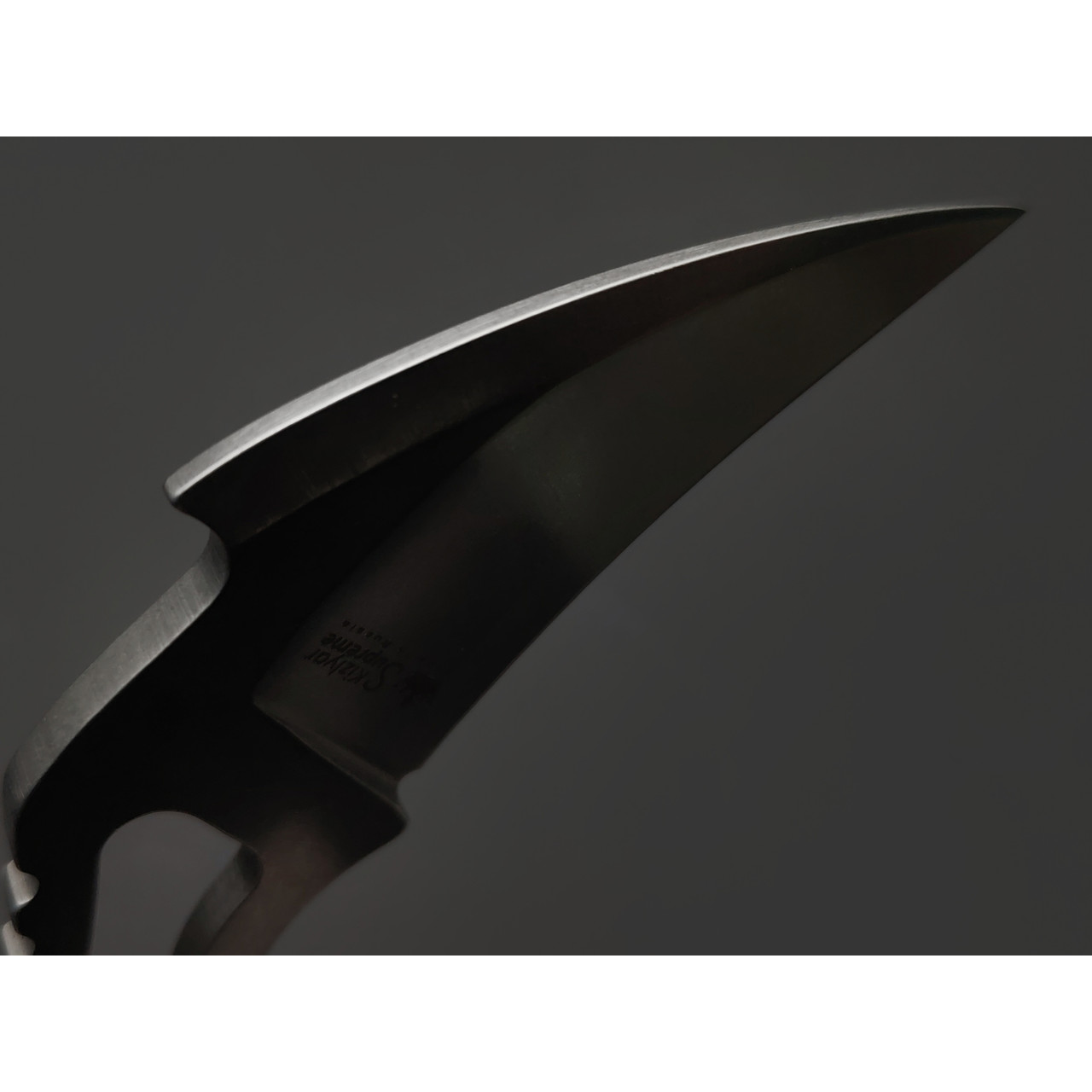 Kizlyar Supreme керамбит Reaper сталь N690 стоунвош, рукоять Сталь, ножны Kydex