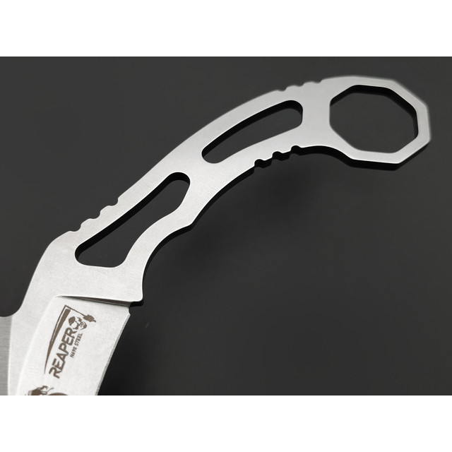 Kizlyar Supreme керамбит Reaper сталь N690 стоунвош, рукоять Сталь, ножны Kydex