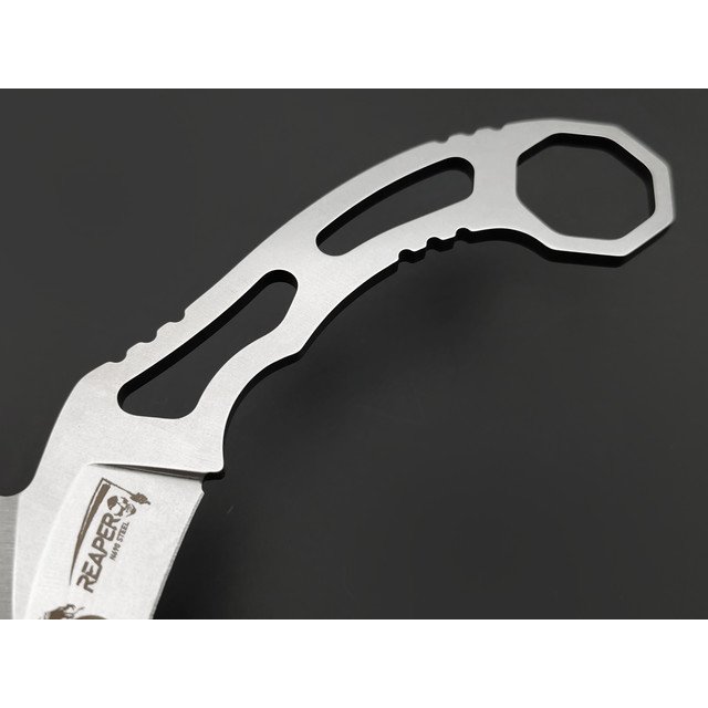 Kizlyar Supreme керамбит Reaper сталь N690 стоунвош, рукоять Сталь, ножны Kydex