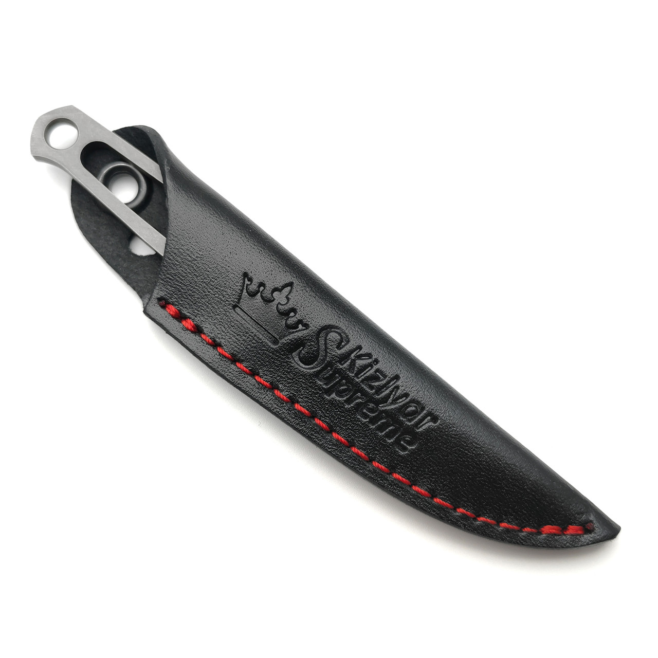 Kizlyar Supreme скелетный нож Sturm Mini сталь PGK TacWash, рукоять Сталь, ножны Кожа