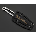 Kizlyar Supreme скелетный нож Sturm Mini сталь Niolox стоунвош, рукоять Сталь, ножны Kydex