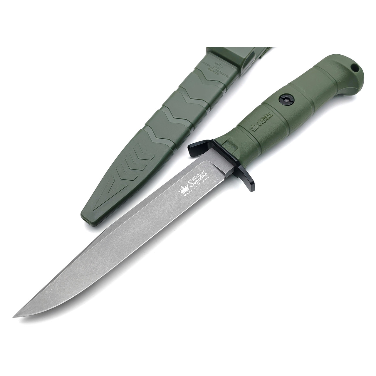 Kizlyar Supreme тактический нож Vector олива, сталь 420HC TacWash, рукоять Кратон